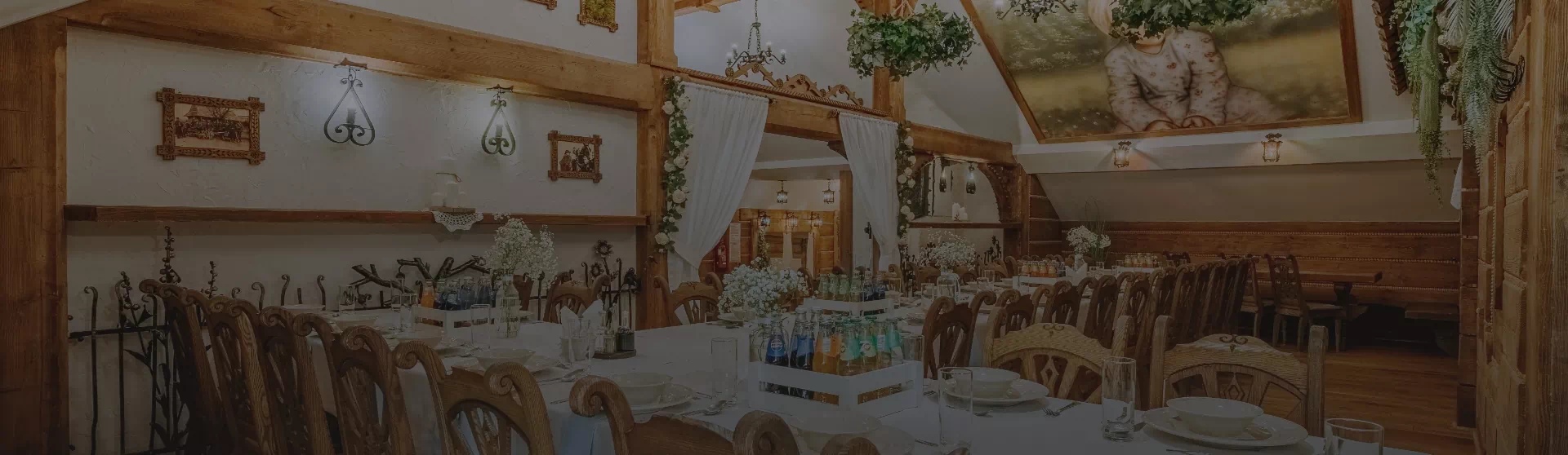 Tło restauracji w Spytkowicach